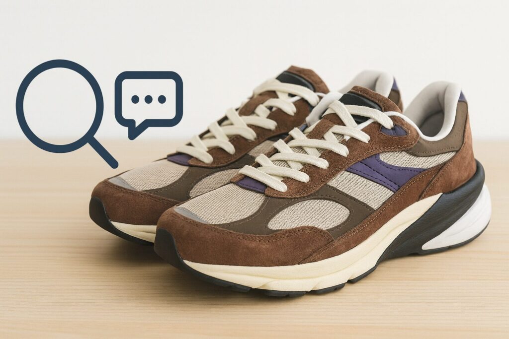 評判から読み解く：ニューバランス990v6はダサい？