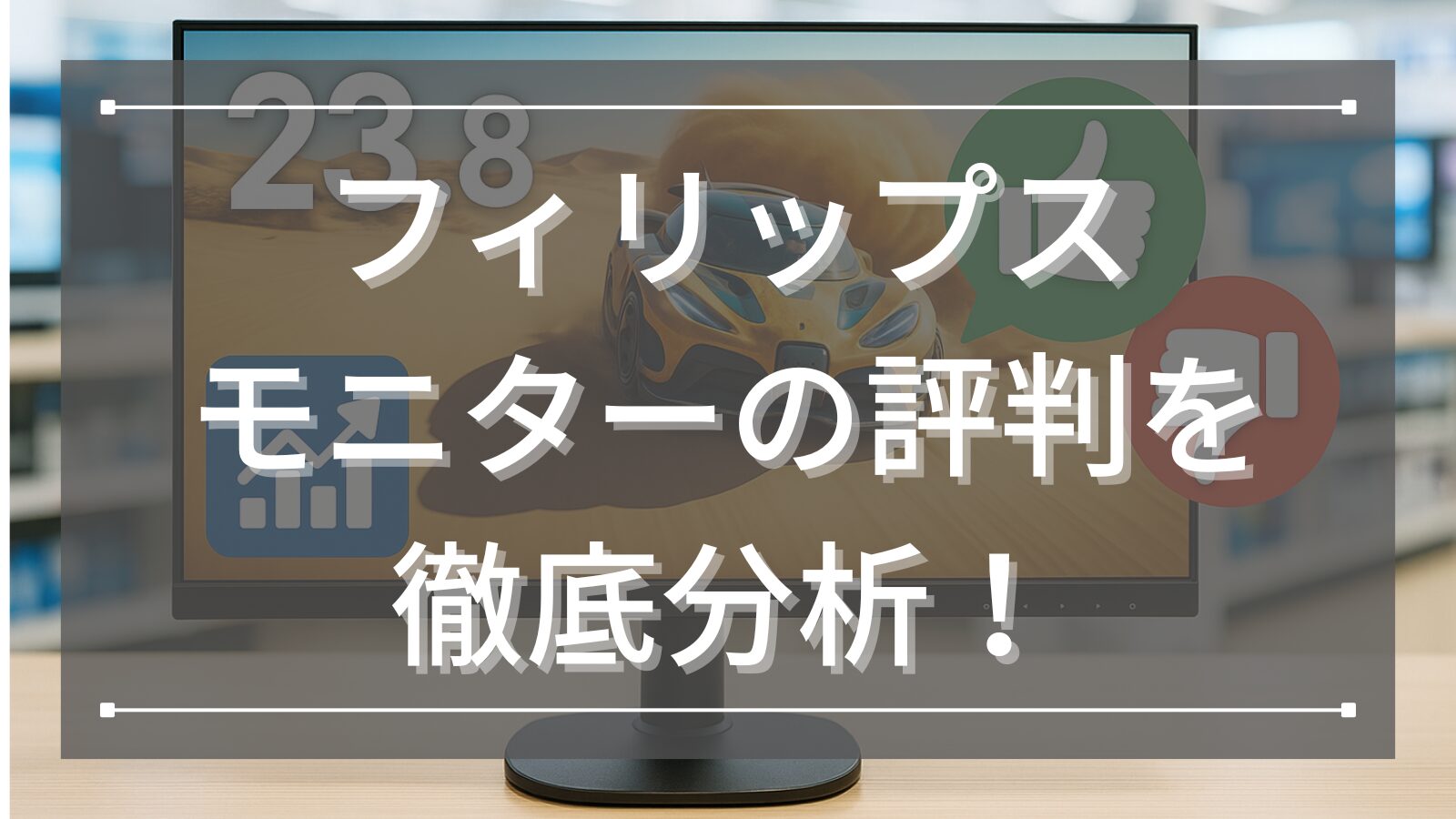 フィリップス(Philips) モニターの評判を徹底分析！良い口コミ・悪い口コミと特徴まとめ！
